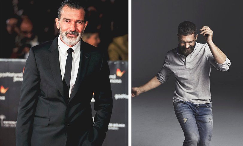 Антонио Бандерас фото с бородой