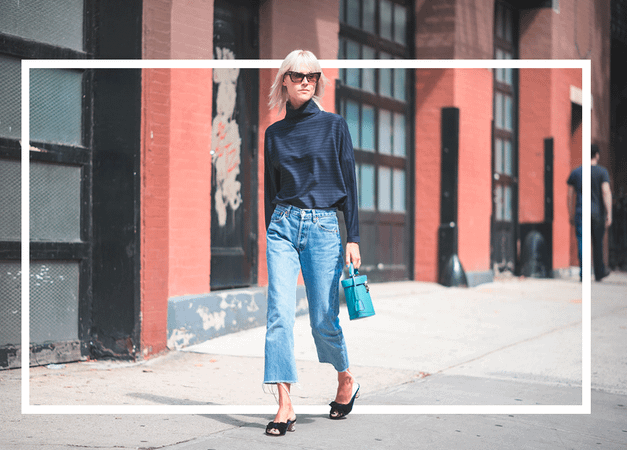 широкие джинсы