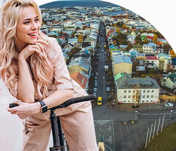 Совершите пешую или велопрогулку по Рейкьявику