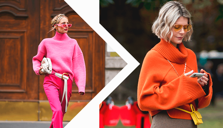 свитер с высоким горлом