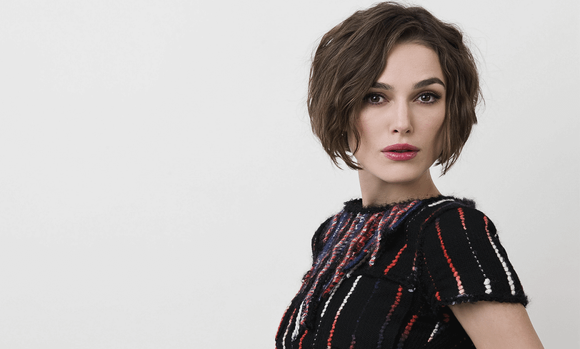 Фото Киры Найтли с короткой стрижкой