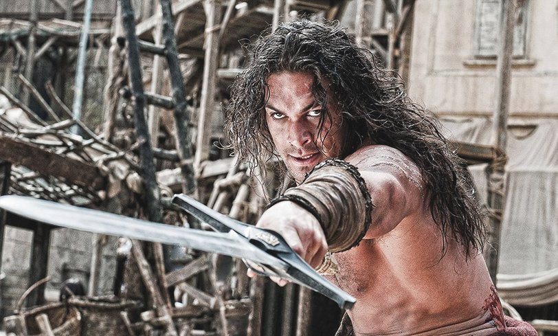Актер Джейсон Момоа в роли Конана-варвара