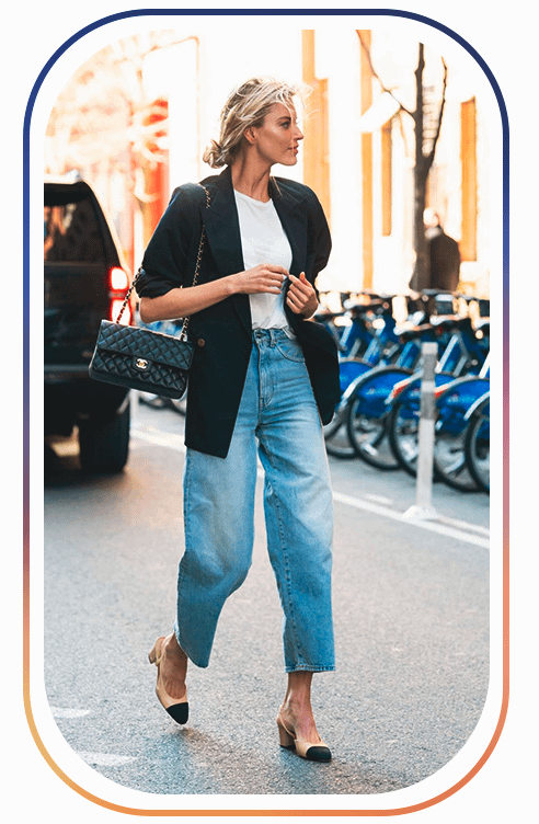 джинсы свободные