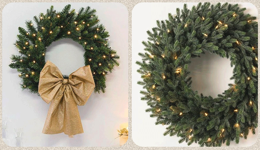 венок из еловых веток своими руками