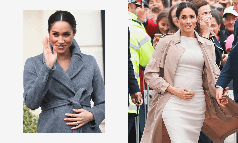 Герцогиня Сассекская Меган Маркл в интересном положении