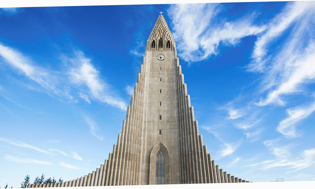 Достопримечательности Рейкьявика: Лютеранская церковь Хатльгримскиркья с лучшей панорамой города и Перлан – городская котельная с причудливой архитектурой.