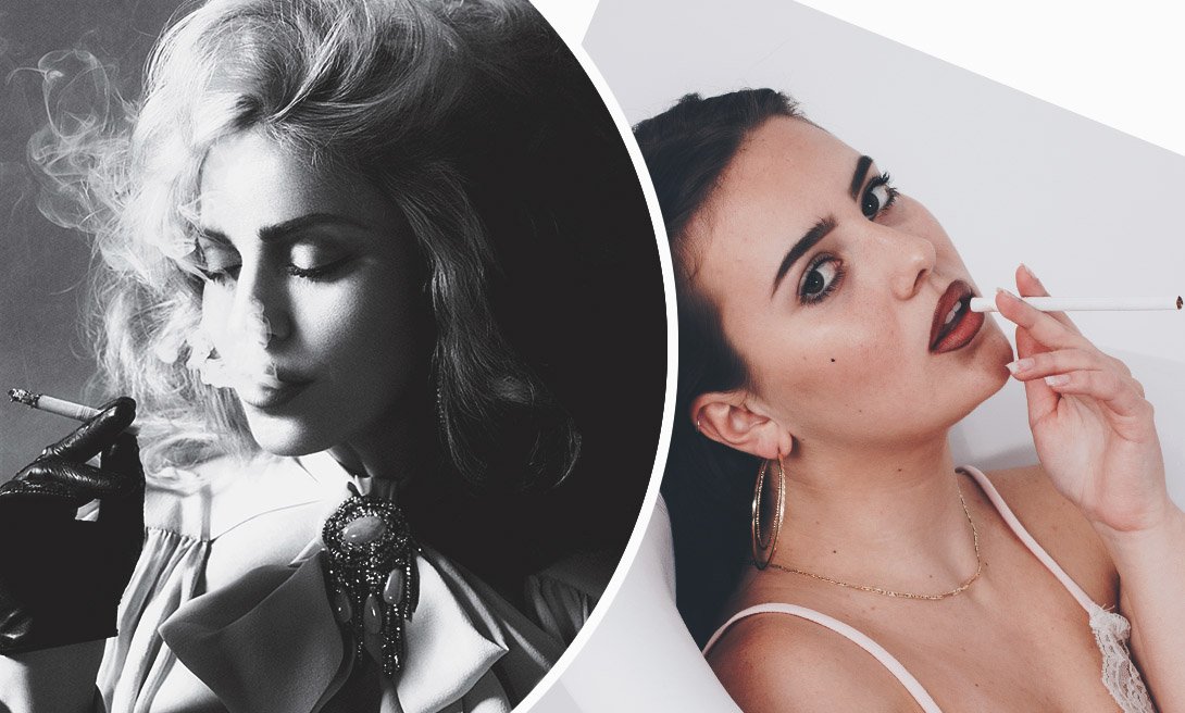 Курение ведет к сморщенной коже