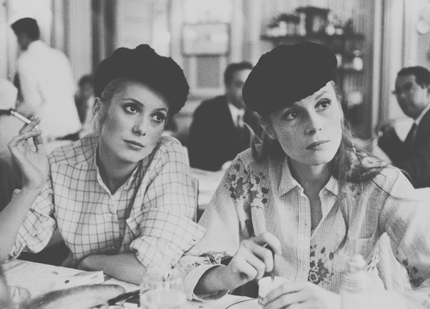 Франсуаза Дорлеак и Катрин Денев