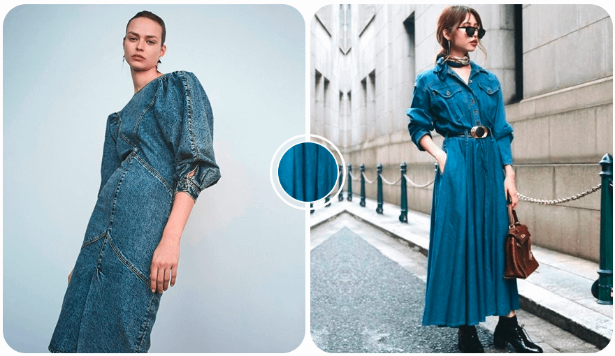 джинсовое платье