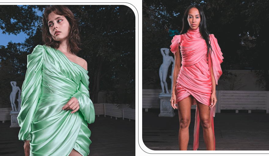 шелковое платье