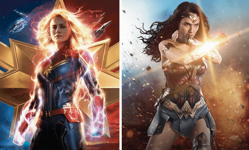 Капитан Марвел и Чудо-женщина