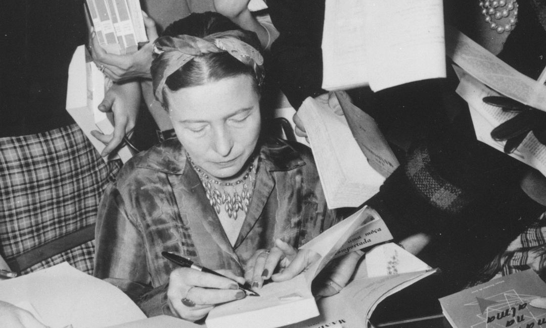 Писательница Симона де Бовуар