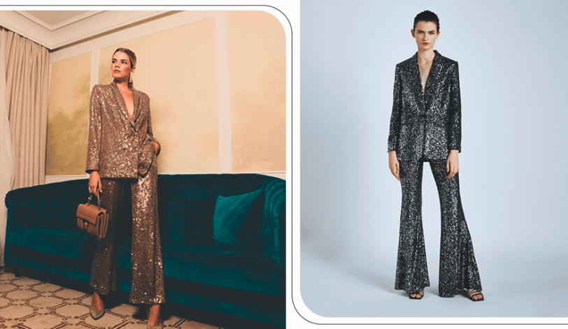 костюм с пайетками