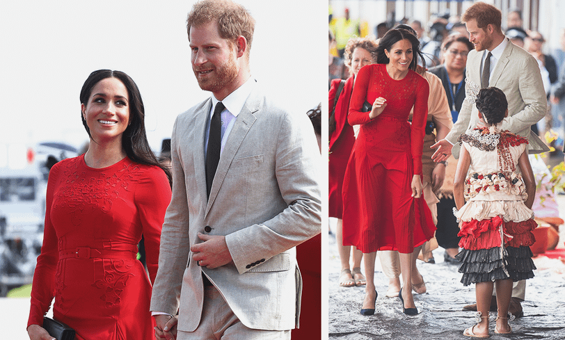 Меган Маркл с принцем Гарри