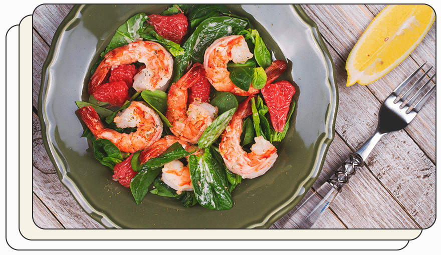 салат с помело