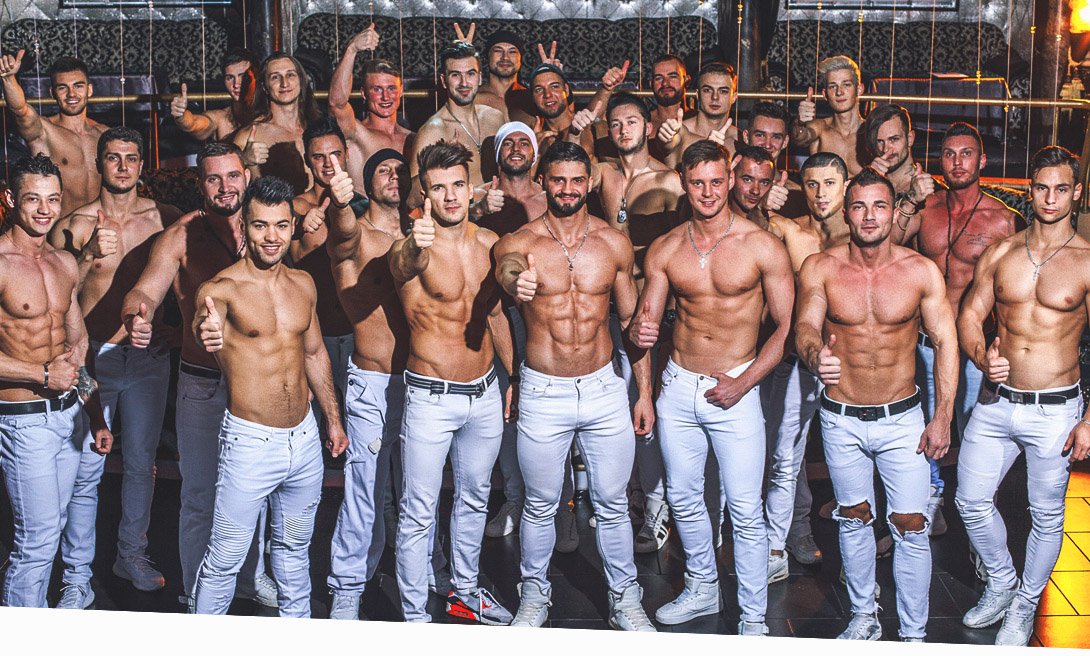 Мужской стриптиз-клуб. Много красивых мужчин, фото 