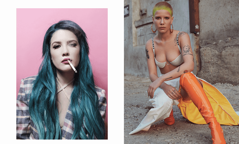 halsey топлесс