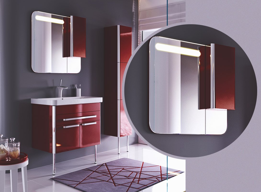 Зеркало-шкаф