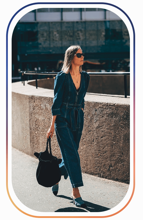 джинсовый комбинизон