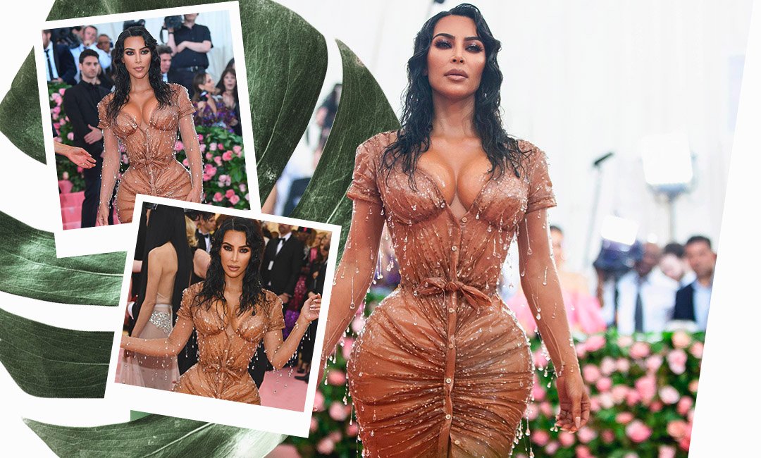 Ким Кардашьян в корсете на met gala 2019