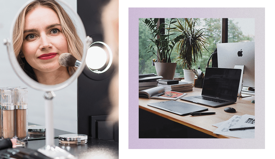 деловой макияж