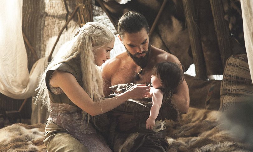 Эмилия Кларк и Джейсон Момоа