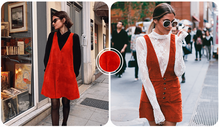 вельветовый сарафан