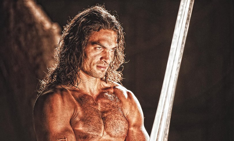 Кадр с Джейсоном Момоа из фильма Конан